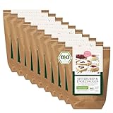 Weihnachtsplätzchen Spitzbuben Engelsaugen Bio Backmischung | Husarenkrapfen Plätzchen mit Marmelade vegan | Bio-Mehl aus Deutschland (10er Pack)