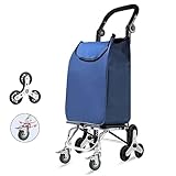 Leichter, wasserdichter, faltbarer Einkaufstrolley für Senioren, große Kapazität, einfach zu manövrieren, perfekt für Lebensmittel, den täglichen Gebrauch, Reisen und Outdoor-Aktivitäten