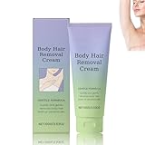 Body Haarentfernung Schaum Cream, Enthaarungscreme Intimbereich für Frauen und Mäner, Haarentfernungscreme Enthaarungsschaum für Arme, Achseln, Beine Haarentfernung (1)