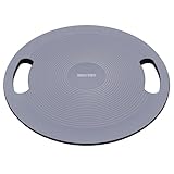 GORILLA SPORTS® Balance Board - mit Griffen, rutschfestem gummiertem Standfuß, Ø 40cm, Kunststoff - Wackelbrett, Therapiekreisel, Gleichgewichtstrainer, Balance-Board für Physiotherapie, Koordination