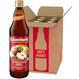 RABENHORST Streuobst-Apfel BIO 6er Pack (6*700 ml) - 100% Direktsaft naturtrüb aus Streuobst-Äpfeln in Bio-Qualität