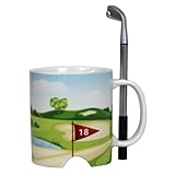 Out of the Blue Keramik Tasse Golfplatz mit...
