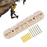 Finger Rock Board, Holzbrett, Klettertraining Hangboard, Holz Finger Lock Board, Hängebrett zum Klettern, Türmontierte Klettern Klimmzugstange, Wandklettergriff Rahmen für Indoor Outdoor Home