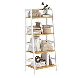 VIAGDO Badregal Standregal Leiterregal mit 4...