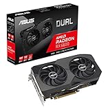 ASUS Dual Radeon RX 6600 V2 8GB GDDR6 Gaming Grafikkarte (AMD Radeon RX6600, PCIe 4.0, 1x HDMI 2.1, 3X DisplayPort 1.4a, DUAL-RX6600-8G-V2)