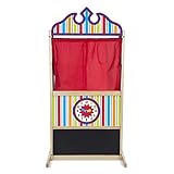 Melissa & Doug 12530 Deluxe Puppentheater PuppentheaterausHolz, Mehrfarben, Standalone