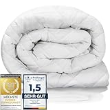 Feluna® Winter-Decke Kamelhaar-Steppdecke aus 100% Kamelhaarflaum Winter-Bettdecke (Winterdecke, 135x200cm)