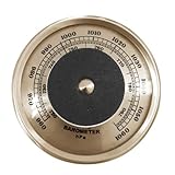 Thermometer Hygrometer Barometer - Luftdruck-Manometer 70mm für Prognostations-Hygrometer | Traditionelles Barometer mit 3-in-1-Zifferblatt mit Temperatur und Luftfeuchtigkeit