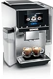 SIEMENS, Kaffeevollautomat, EQ700, iSelect-Display, coffeeWorld, Cold Brew, Slow Brew, Milchbehälter, Adapter für Milchziegel, Home Connect, Edelstahl, Weiß, TQ715R03 Integral