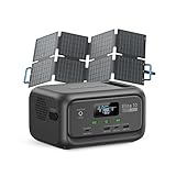 BLUETTI Elite 10 Powerstation mit 60W Solarpanel (Versand separat), 128Wh Mini Solargenerator mit 200W AC Steckdose, Handfläche Größe Tragbare Akku für Camping, Stromausfälle und UPS Backup