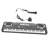 ibasenice Multifunktionales Kinderklavier Elektronisches Lernspielzeug aus Abs Leicht Tragbar Fördert Musikalische Fähigkeiten und Hand Augen koordination Geeignet für Jungen und Mädchen