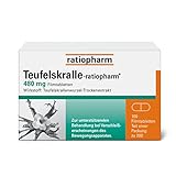 Teufelskralle-ratiopharm® 480 mg: Natürliche Hilfe gegen Gelenkschmerzen (z.B. bei Arthrose und Arthritis), 200 Filmtabletten