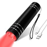 Rotlicht Therapie Torch, 660nm Rotlichtlampe & 850nm Infrarotlampe, 1000mAh Tragbare Red Light Therapy, Rotlicht Lampe für Schmerzlinderung und Blutzirkulation