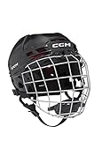 CCM Tacks 70 Helm Combo Junior, Farbe:Schwarz