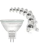 Jaenmsa MR16 Halogen Leuchtmittel, Halogen 12V 20W, GU5.3 Halogenstrahler 2700K Warmweiß, MR16 Halogenlampen Dimmbar, Halogen Reflektor Glühbirne Glühlampen Bi-Pin, Deckenglühbirnen 280LM 8er Pack