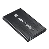 Ausla Tragbares Externes USB 3.0-Festplattengehäuse, 2,5-Zoll-Festplattengehäuse aus Aluminium, Schnelle Datenübertragung Bis zu 240 M/s für und Mac