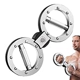 Forearm Strength Trainer, Stainless Steel Hand Grip, 14.57x6.5x1.06 Inches Ergonomic Muscle Builder, Heavy-Duty Arm Exerciser, for Workout Gym Home Fitness Equipment