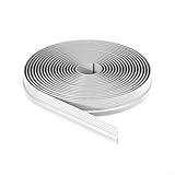 Effektiver winddichter Dichtungsstreifen für Türen, 200 cm Länge, TPE-Material, lässt sich leicht auf jede Türgröße schneiden (weiß)
