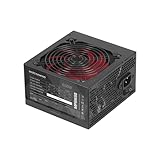Mars Gaming MPIII650, PC ATX 650W Netzteil, 5 Jahre Garantie, 85% Wirkungsgrad, Digital APFC System, 120mm AI-RPM FDB Lüfter, DC-DC und SMD Technologien, extra Lange Flachkabel, Schwarz