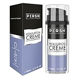 PERSH Hyaluron Creme 80ml - Feuchtigkeitsspendende Anti-Aging Creme | Hyaluronsäure für frische, glatte Haut | Pflege für Gesicht, Augen, Hals & Dekolleté | Vegan