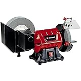 Einhell Nass-Trockenschleifer TC-WD 200/150 (max. 250 W, für Nass- und Trockenschliff, Metallkompaktbauweise, Funkenschutzglas, inkl. Grobschleif- und Nassschleifscheibe)