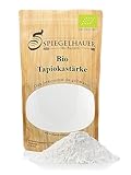 Bio Tapioka-stärke glutenfrei 1 kg tapioca starch glutenfree I Bio Tapioka-stärkemehl zum Kochen Backen I Binden von Soßen herstellen von Bio Tapioka-perlen Bubble Tea
