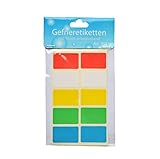 Gefrieretiketten 100 Stk., selbstklebend, farbig