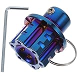 YOSADIER CNC Motor Schlüssel Abdeckung Schlüsselschutz Für Motorrad Motormodifizierte Tastenabdeckung Nachrüsten Identifikator Motormodifizierter Schlüsselkopf Colorful Titanlegierung