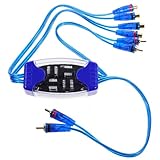 Tofficu Auto Audio Ground Loop Noise Isolator Kabelfilter für Car Audio Systeme Störgeräuschunterdrückung Klare Klangqualität Einfache Installation Langlebiges Material