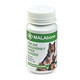 Malabone – Gelenktabletten für Hunde mit Calcium, Phosphor & Vitamin D3 – Nahrungsergänzungsmittel Hund für Gelenke & Knochen – Barf geeignet, 90 STK.