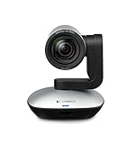 Logitech PTZ PRO Videokonferenz-Webcam, HD 1080p, 90° Blickfeld, 10-fach Zoom, Autofokus, USB-Anschluss, SVC-Technologie, Schwenk-/Neigefunktion, Für kleinere und größere Meetingräume - Schwarz