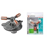 Gardena Comfort Kreisregner Mambo: Rasensprenger & Abzweig-Satz für 13 mm (1/2 Zoll)- und 15 mm (5/8 Zoll)-Wasserschläuche: Wasserdichter Abzweig-Verbinder