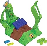 Hot Wheels Monster Trucks Spielzeugbahn Demolitionssand Glow in The Dark Gunkster für Kinder ab 4 Jahren