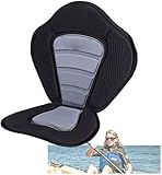 Qdreclod Kajak Sitz für SUP Board Stand Up Paddle Verstellbare Rückenlehne Sitzkajaks, Gepolsterter Rutschfester Sitz Deluxe Gepolsterte Kajak Sitz mit Tragetasche Dicker Kajak-Sitz