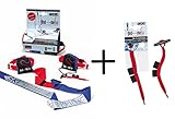 FIND-ME Tiefschneeband mit extra Ski-Connectoren I Survival Outdoor Ausrüstung I 2x10m Leash I Lawinen – Tiefschneeband I Tourenski I Freeride I ergänzt LVs Gerät, Ski Zubehör im Skitouren Rucksack