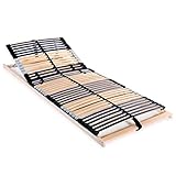 EMYRLXQW Betten & Zubehör - Betten & Bettrahmen - Lattenrost ohne Matratze mit 42 Latten 7 Zonen 70x200 cm