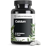 Calcium Tabletten – 800 mg Kalzium aus Calciumcarbonat pro Tagesdosis – 180 Tabletten für 3 Monate – vegan, hochdosiert, ohne unerwünschte Zusätze – in Deutschland produziert & laborgeprüft