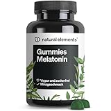 Melatonin Gummies – 0,5mg Melatonin Schlafhormon – 90 Gummies mit Vitamin B6 & Minzgeschmack – vegan – laborgeprüft