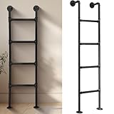 Notfallleiter für Kellerfenster, robust, zur Wandmontage, gerade