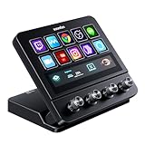 SOOMFON Stream Controller Deck mit 10 Makrotasten, 4 Drehknöpfen & Touchscreen, 2X USB-A + 2X USB-C, kompatibel mit OBS, Voicemod, Twitch und ETS, ideal für Streaming, Gaming & Creator, Mac & Windows