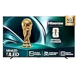 Hisense 85U7Q Fernseher 85 Zoll, 4K Mini LED ULED, Smart TV, Hi-View AI Engine, 144Hz Game Mode Pro, FreeSync Premium, Built in Subwoofer, Dolby Vision IQ Atmos, Airplay, Sprachsteuerung[2025]
