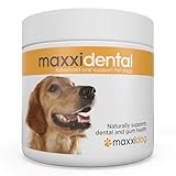 maxxipaws maxxidental Zahnfleisch & Zahnpflege für Hunde - Fortgeschrittene Nahrungsergänzung in Pulverform, 140g