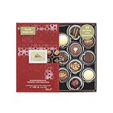 Lauenstein Confiserie Pralinen, 10 handgefertigte Pralinen mit Alkohol aus feiner Schokolade in Geschenkbox 125g mit 8 verschiedenen Pralinensorten