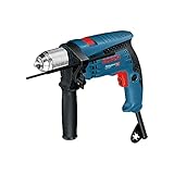 Bosch Professional Schlagbohrmaschine GSB 13 RE (600 Watt, inkl. Tiefenanschlag 210 mm, Schnellspannbohrfutter 13 mm, im Karton) mit Zubehör