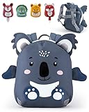 LAUBGOLD Kleiner Kindergartenrucksack Mädchen | Kita Rucksack ab 1 Jahr | Kinderrucksack mit Brustgurt | Leichter Rucksack Kindergarten Jungen u. Mädchen | 3,6 Liter | Ideal für Kleinkind 1-3 Jahre