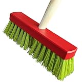 Land-Haus-Shop Kinderbesen Gartenbesen Holz Kinder Besen stabil mit Holzstiel Haushalt Garten Terasse Kinder Gartengerät Spielzeug Strassenbesen