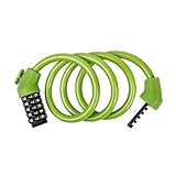 5-stellige Kombinations-Fahrrad-Kabelschlösser, Spiralschlösser, wasserdicht, Scooter-Kette, Diebstahlsicherung, Passwort, zurücksetzbare Kombinationsfahrräder