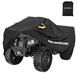 NEVERLAND ATV Abdeckung Wasserdicht Heavy Duty 4 Rad Abdeckung Quad Abdeckung Ganzjahres Wetterfest Outdoor UV Schutz für Polaris Kawasaki Yamaha Suzuki Honda (XXL)