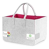 Sinand 30L Einkaufskorb, Einkaufstasche mit Henkel,...
