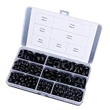 260-teiliges Gummi-Drahthülsen-Set, einfache Kabelorganisationslösung, flexible Gummidichtung, mit Aufbewahrungsbox, sortiertes Set